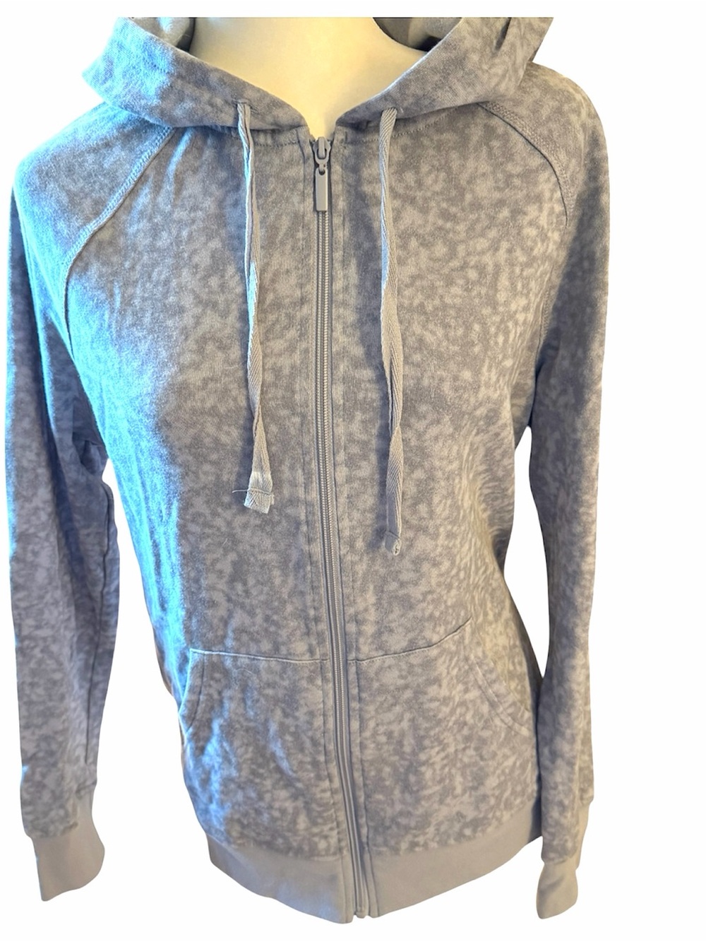 S ilverwear Gray Pebble Full Zip Up Women's Hooded Sweatshirt